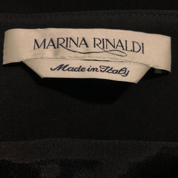 Marina Rinaldi Dress Classic Sophisticated Cocktail Black Lace US Medium (12) - Picture 6 of 12